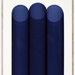 Paper Collective Poster Blue Pipes 30x40