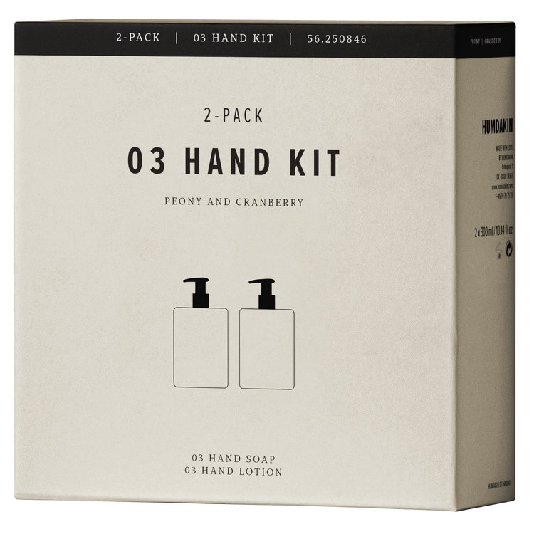 Humdakin Humdakin hand kit pioen cranberry