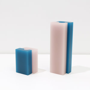 Dean Toepfer Vase Versa low blue-pink