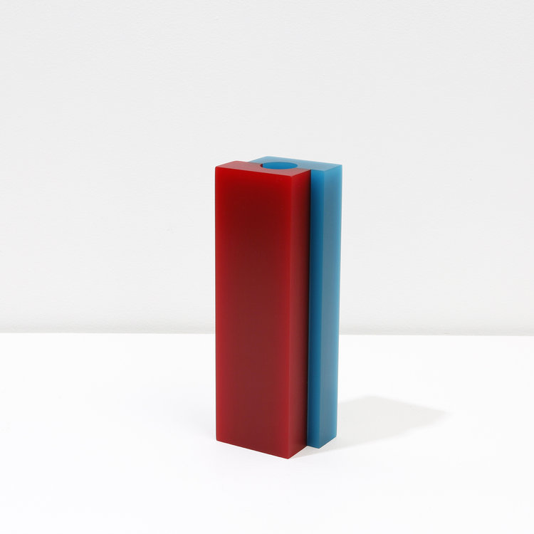 Dean Toepfer Vase Versa high blue-red