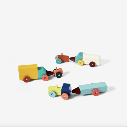 Areaware Set of 3 Hovers Tractors Areaware Set of 3 Hovers Tractors