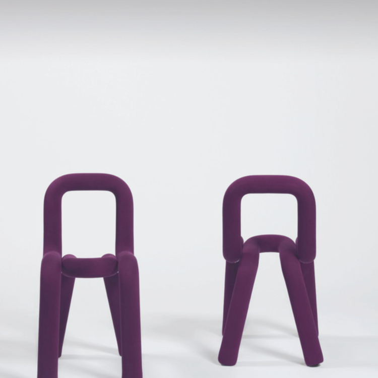 Moustache Bold Chair purple
