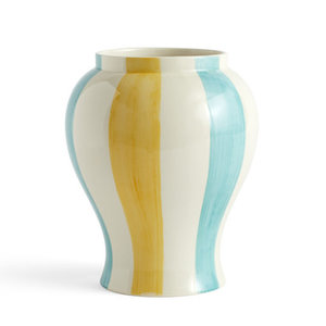 HAY Sobremesa vase L green-yellow