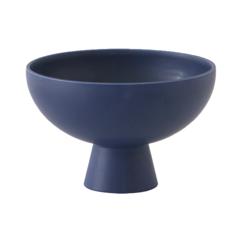 raawii Strøm bowl large dark blue