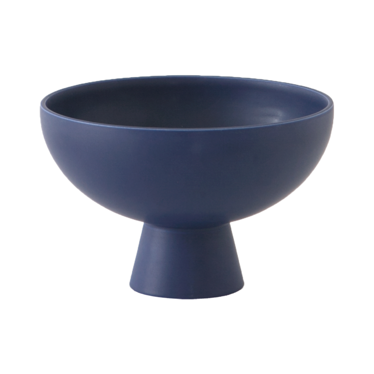 raawii Strøm bowl large dark blue