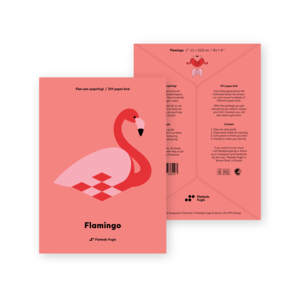 Flettede Fugle Vogelhanger papier Flamingo