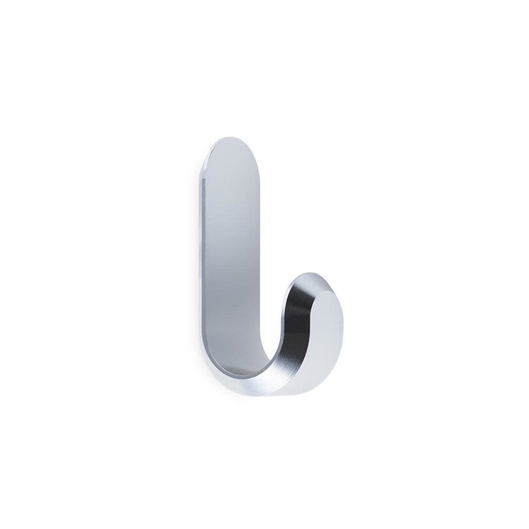 Normann Copenhagen Set of 2  hooks Curve Mini silver