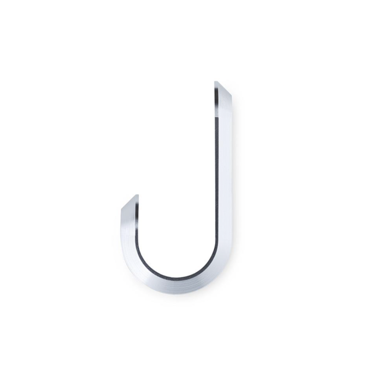 Normann Copenhagen Set of 2  hooks Curve Mini silver