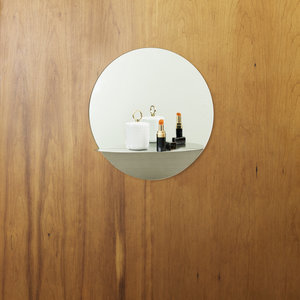 Normann Copenhagen Mirror Horizon round stainless steel