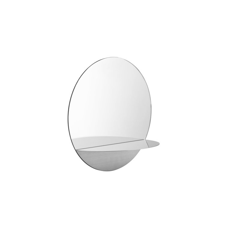 Normann Copenhagen Mirror Horizon round stainless steel