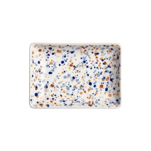 Iittala Plate 10x15cm Helle blue-brown