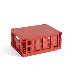 HAY Hay Colour Crate deksel M red