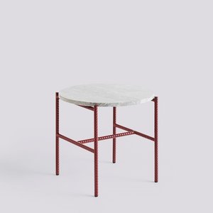 HAY HAY Rebar side table red-grey marble