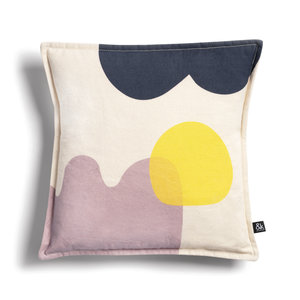 &k amsterdam Cushion Collage yellow