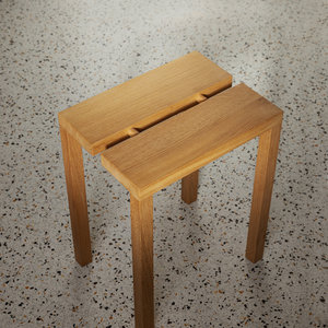 Moebe Moebe stool Peg oak