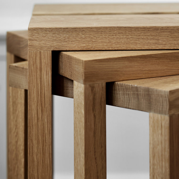 Moebe Moebe stool Peg oak