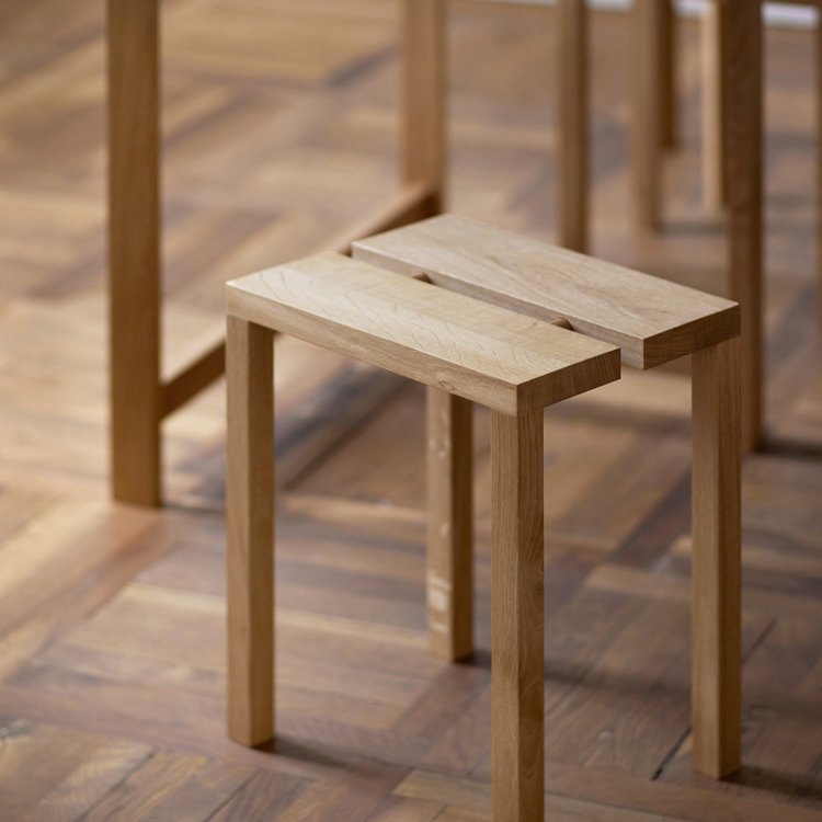 Moebe Moebe stool Peg oak