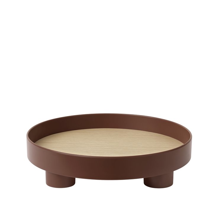 Muuto Muuto platform tray dark red