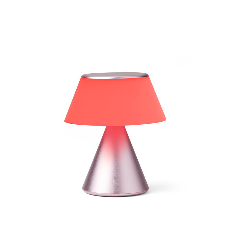 Lexon Lexon lamp Luma M licht roze