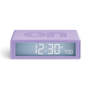 Lexon Alarm clock Flip+ light purple