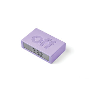 Lexon Lexon alarm clock Flip+ light purple