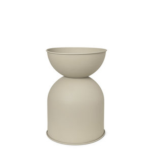 ferm LIVING Hourglass plant pot medium cashmere