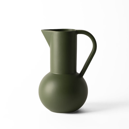 raawii Strøm jug large deep green