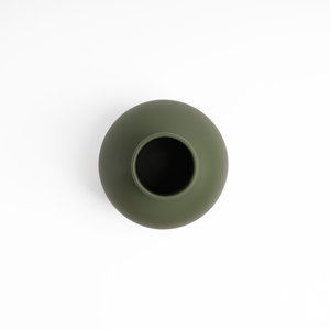 raawii Strøm vase large deep green