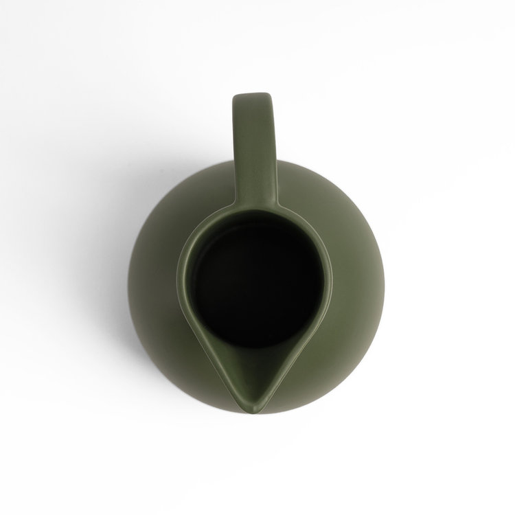 raawii Strøm jug large deep green