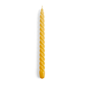 HAY Candle Twist long warm yellow