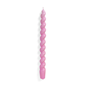 HAY HAY Candle Spiral long dark pink