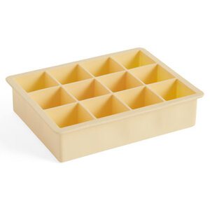 HAY Ice cube tray square XL licht geel