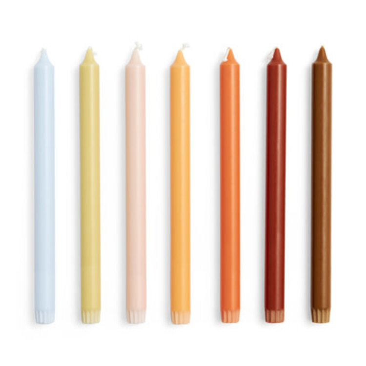 HAY HAY set van  7 candles  Gradient rainbow