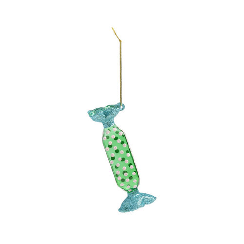 &k amsterdam Kerstbal Candy dot groen &k amsterdam Kerstbal Candy dot groen