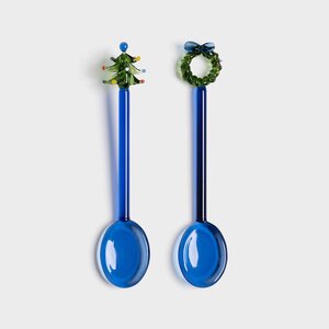 &k amsterdam &k set of 2 spoons Merry blue
