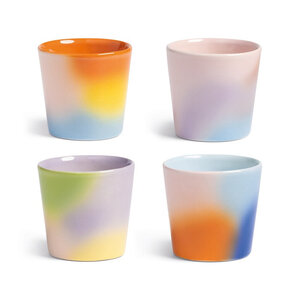 &k amsterdam &k set of 4 cups Hue small