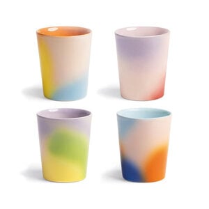 &k amsterdam Set of 4 cups Hue large