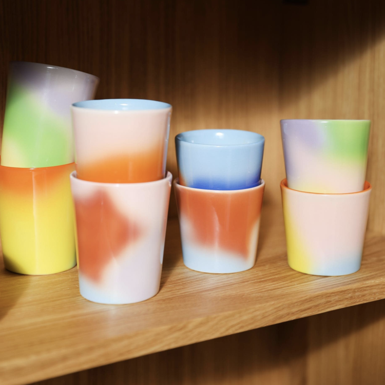 &k amsterdam &k set of 4 cups Hue small