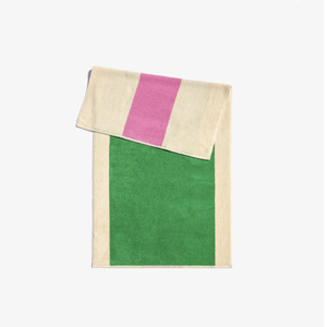 SUITE702 Hand towel by Martens & Martens 70x140 pink-green