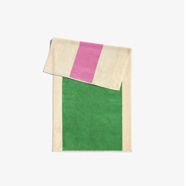 SUITE702 Handdoek by Martens & Martens 70x140 pink-green