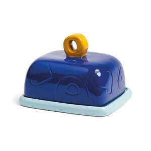 &k amsterdam &k butter dish Sketch blue