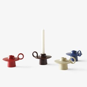 &Tradition Candleholder Momento red