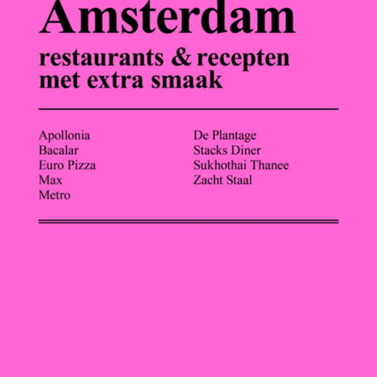 Boek Shortlist Adam restaurants &recipes extra smaak