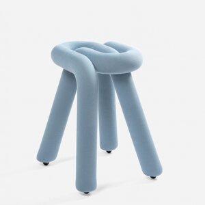 Moustache Moustache Bold stool Sky blue