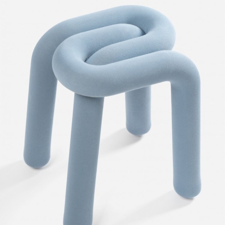 Moustache Moustache Bold stool Sky blue