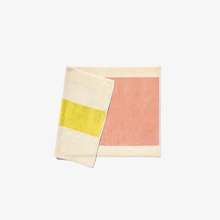 SUITE702 Suite Badmat yellow-peach