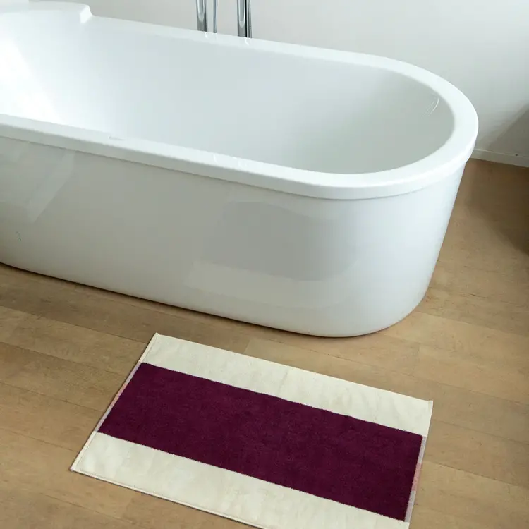 SUITE702 Suite Bath mat  bordeaux-orange