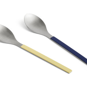 HAY HAY set serving spoons MVS blue yellow