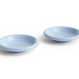 HAY Set of 2 bowls Barro light blue