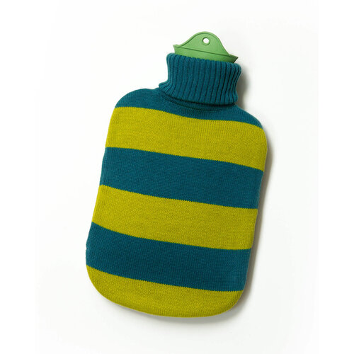 SUITE702 Hot Water Bottle teal-limegreen